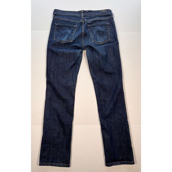 Citizens of Humanity Elson Medium Rise Straight Leg Dark Denim Jean Size 28 EUC - Picture 3 of 13